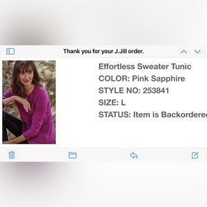 J.Jill Effortless Sweater Tunic